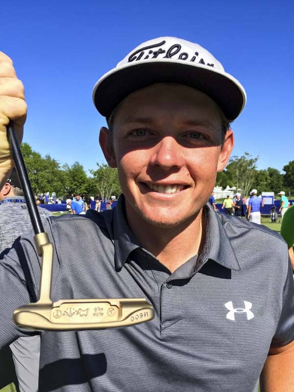 Titleist Brand Ambassador Cameron Smith with his 009M Tour prototype.