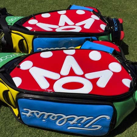 New staff bags were recently rolled out on Tour.