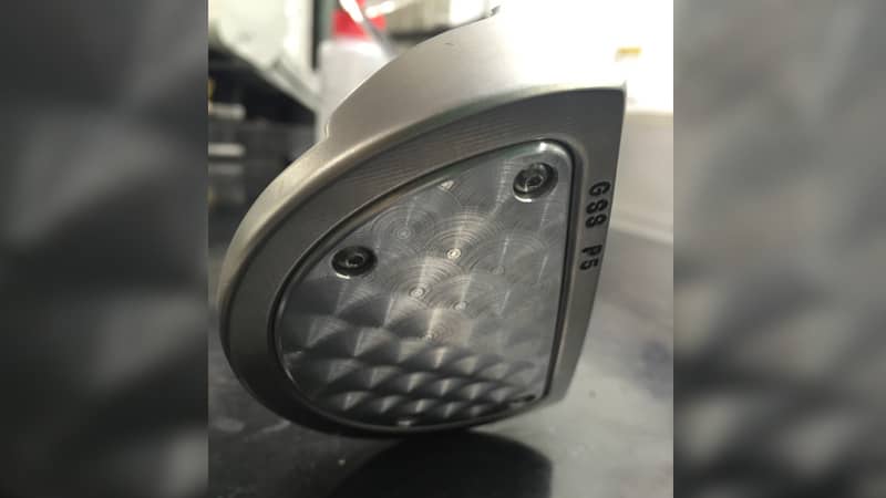 Machine turned sole plate of a P5 GSS.