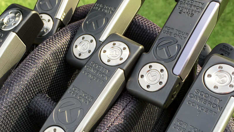 New Select Tour putters with Tour Black finishes.