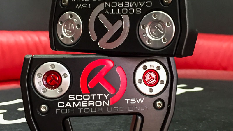 Two new Futura T5W Circle T putters.