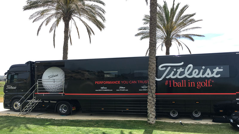 Takin' it to the European Tour.