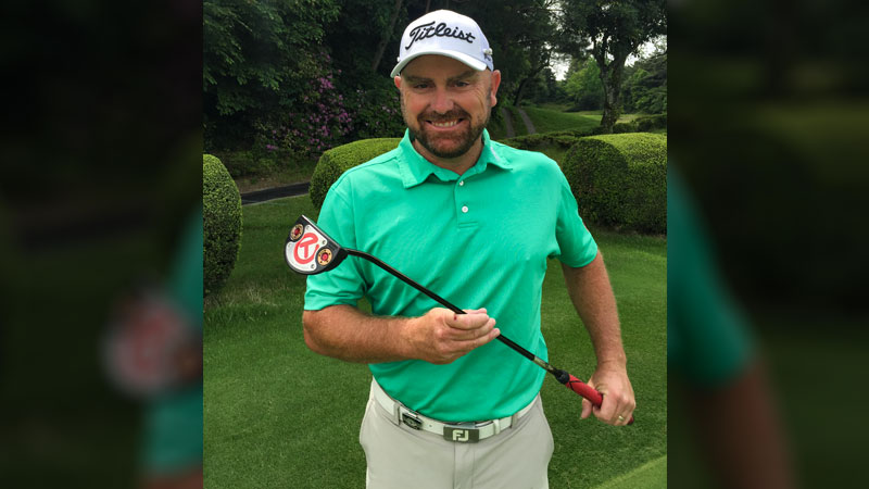 David Bransdon with his GoLo gamer.