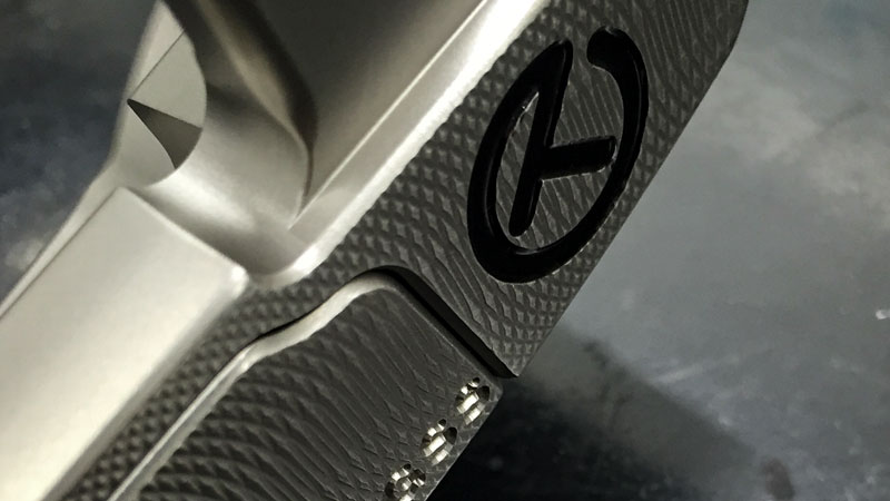 Up close with the milling pattern of this Select Concept 1's GSS inlay.