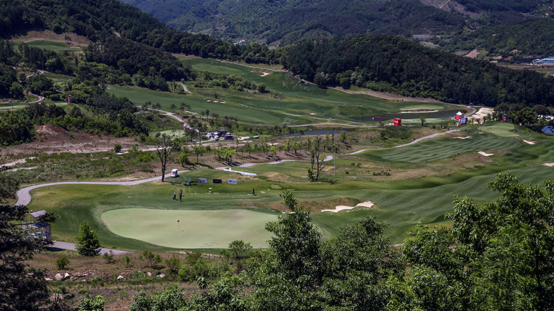 The course for this week's Caido Dream Open on the Korean Golf Tour.