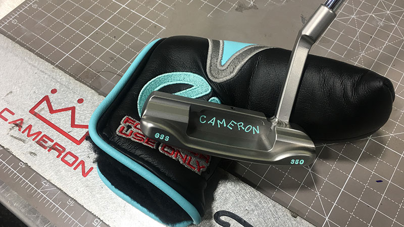 Very unique lefty 009M GSS Prototype with a welded mid-slant neck.