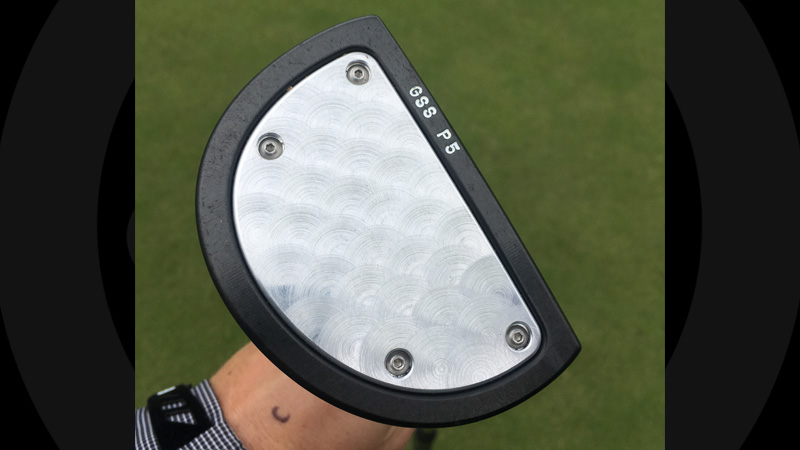 The machine turned sole plate of this P5 GSS Tour putter is just cool.