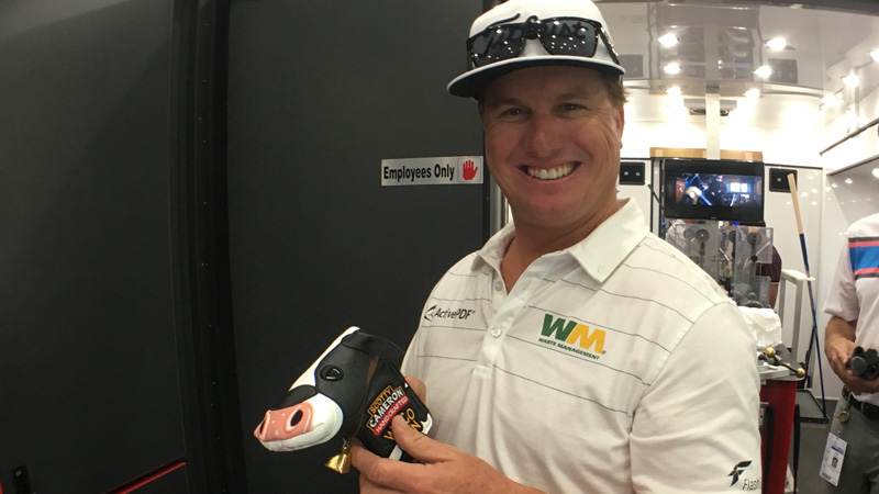 Charley Hoffman's a fan of our new Circle T Cowcover.
