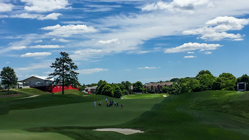 A beautiful setting from this week's Quicken Loans National.