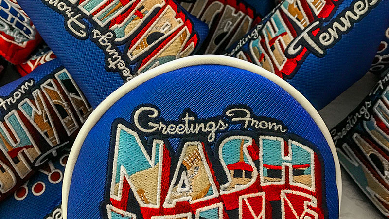 Scotty made some special Circle T headcovers for the loyal putter players at this week's Web.com Tour event.