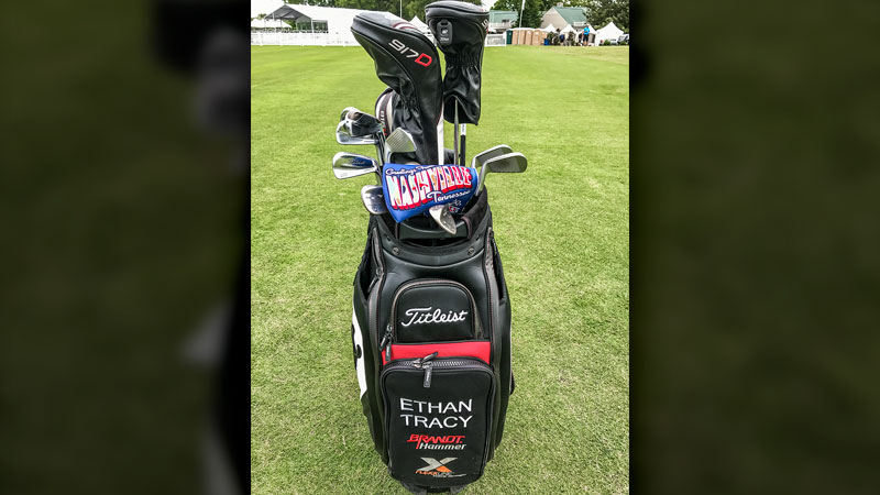 Ethan Tracy has a new Circle T headcover.