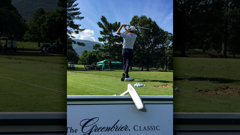 Jimmy Walker on the range.