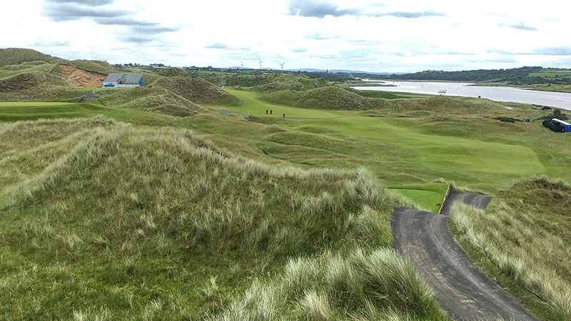 Playing a true links course this week at the Irish Open.