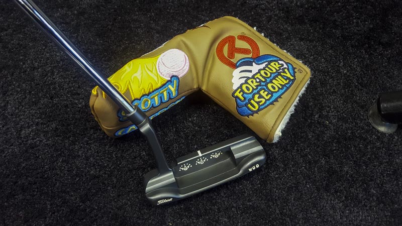 Our Circle T Boise Hot Potato headcover with a 009M Tour putter.
