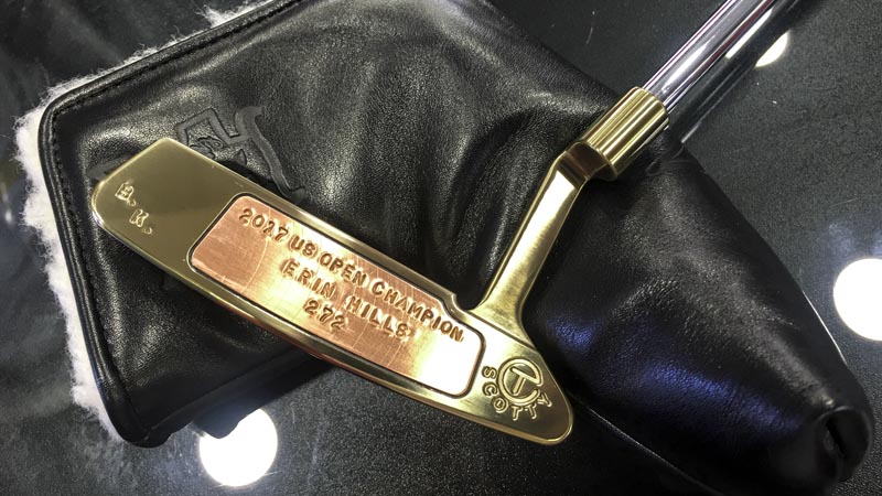 Special commemorative putter made for the U.S. Open champion.
