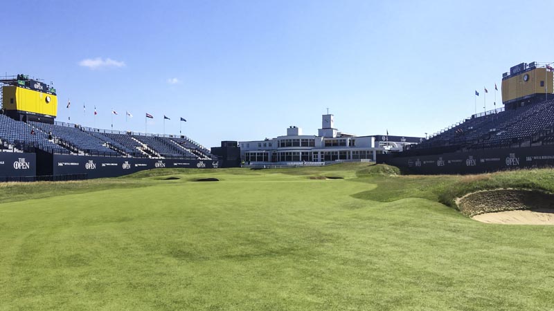The finishing hole at Royal Birkdale.