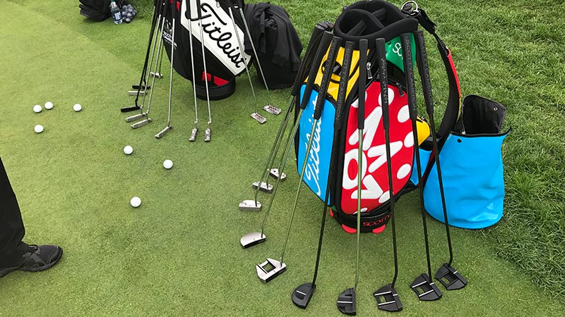 Our putters on display at the RBD Canadian Open.