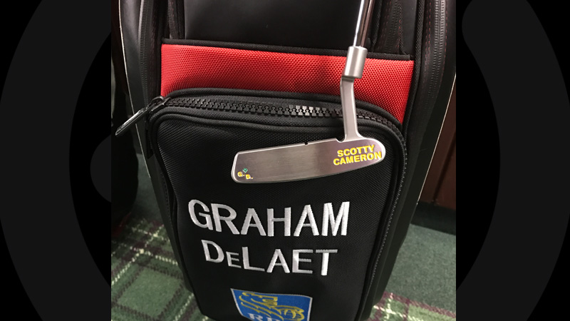 Graham DeLaet's flat milled Select Newport Circle T.