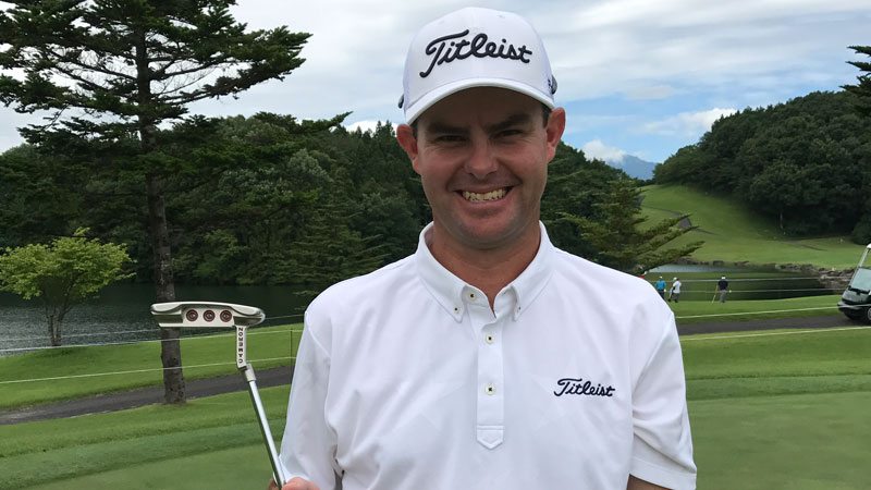 Aaron Townsend with his Newport T10 Select Tour putter.