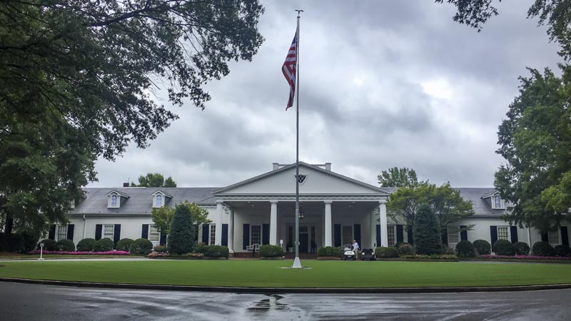 The clubhouse at Quail Hollow.