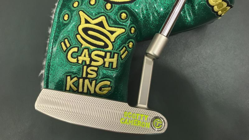 Deep milled 009M with a Custom Shop Cash is King headcover.