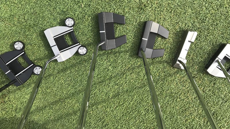 Part of our Scotty Cameron putter lineup at this week's event.
