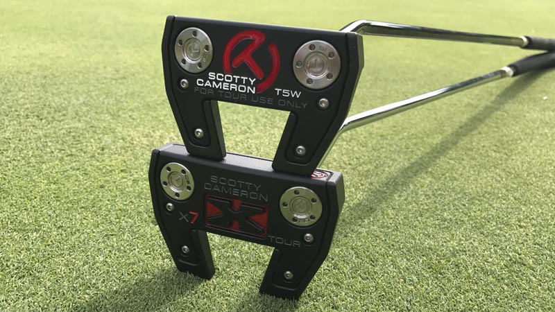 Futura T5W and Futura X7 Tour putters.