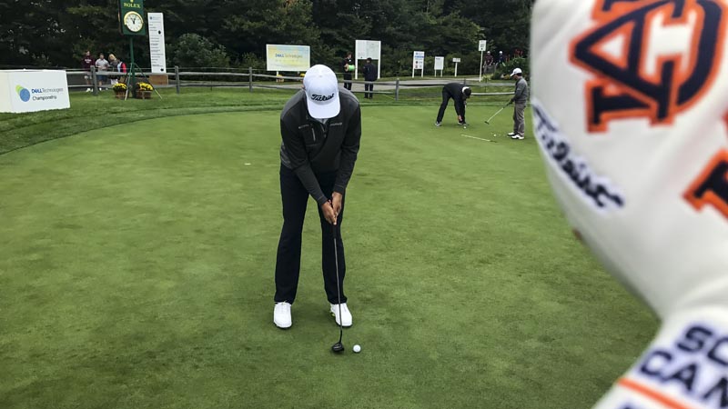 Working with his GoLo 7.
