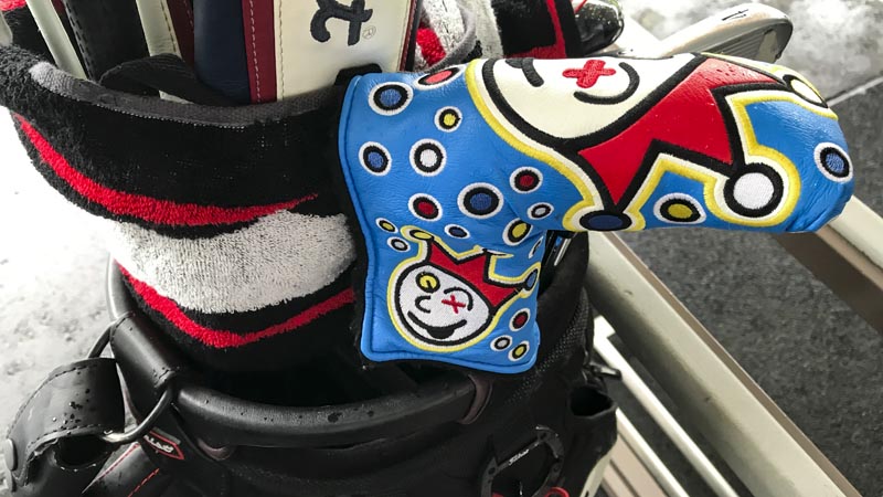 Turbo Blue Custom Shop Jackpot Johnny headcover out on Tour.