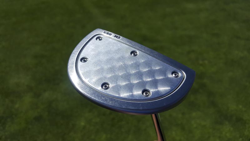 The machine turned sole plate of Scotty's M5 GSS Tour prototype.