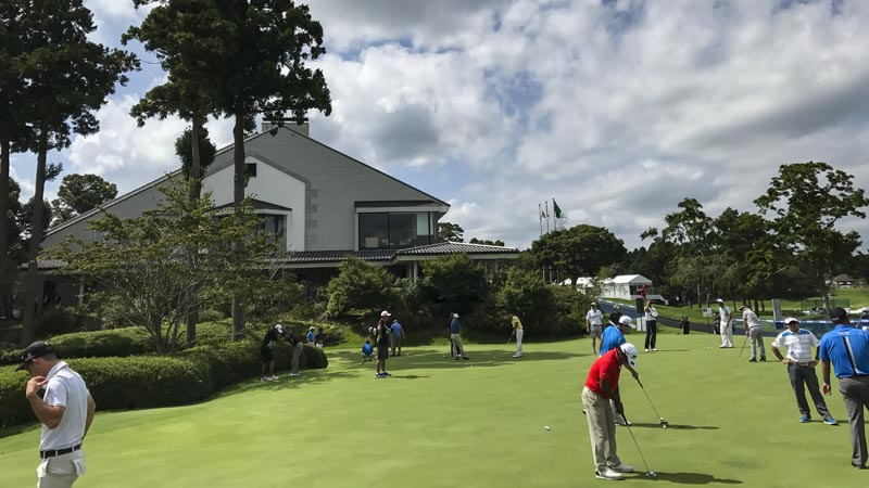 On site this week at the Japan Tour's Diamond Cup.