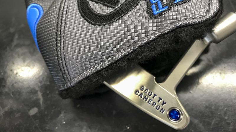 Flat milled Newport 2 with a new Circle T pop color headcover.