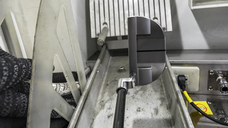 Gripping a Fastback Nuckle Head Prototype in the TTSV.