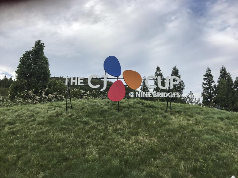The first U.S. PGA Tour regular-season event in South Korea.