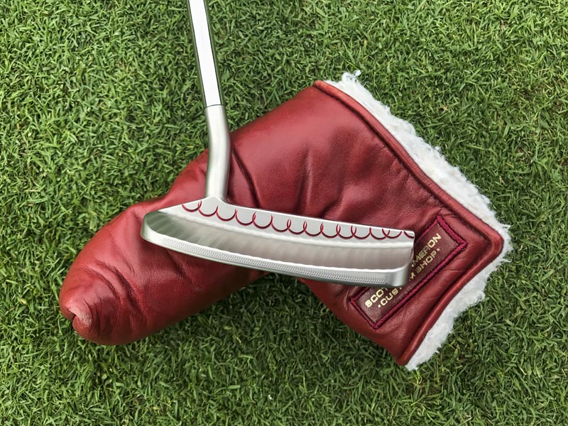 Love that Custom Shop leather headcover in Lipstick Red.