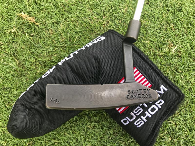 Our Custom Shop U.S. Flag headcover out on Tour with a nice Circa' Bullet Bottom Prototype.