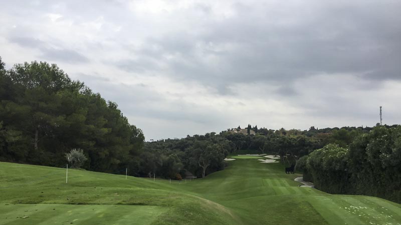 Scenes from Real Club Valderrama.