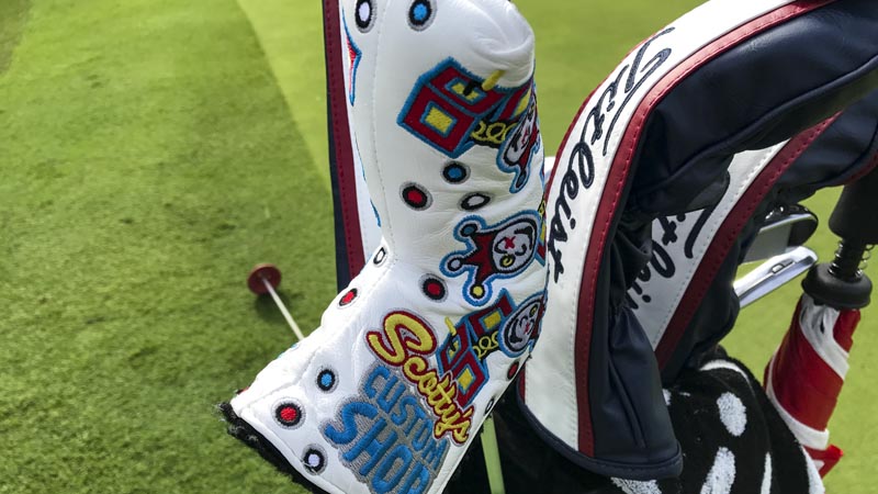 Custom Shop Jackpot Johnny headcover on the Japan Golf Tour.