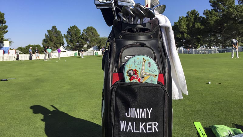 Scotty makes a limited run of Las Vegas Circle T headcovers for loyal putter players like Jimmy Walker.