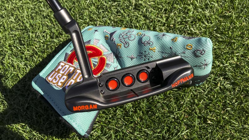 Morgan Hoffmans's Super Rat and our Vegas Made to Play For Tour Use Only headcover.