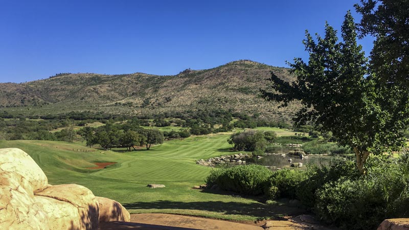Beautiful day for golf at the Nedbank Golf Challenge