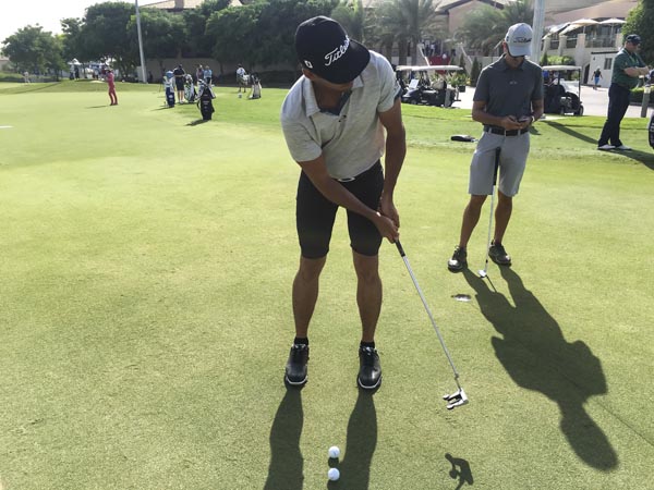 Rafa giving it a go with a Futura T6M Nuckle Head prototype.
