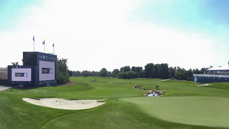 On site at the Jumeriah Golf Estates in Dubai, United Arab Emirates.