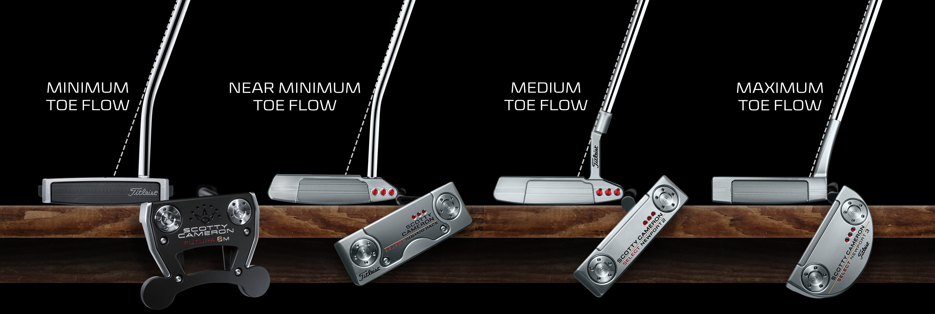 Putter family toe flow