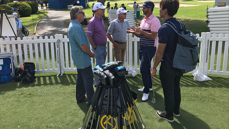 Scotty & Co. working with Scott Piercy at the Sony Open.