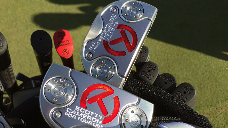 Dueling Fastback Tour putters.
