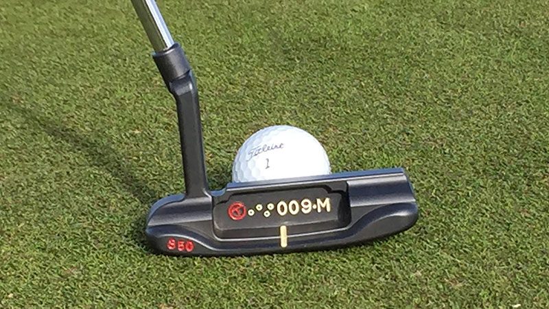 350-gram 009M (Masterful) Tour putter.