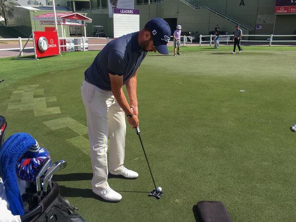 Titleist FPL player Scott Jamieson with a Futura T6M prototype.