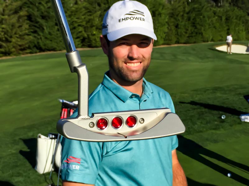 Robert Streb working with his 2018 Select custom Laguna. 