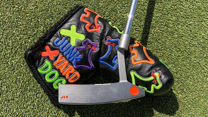 Circa '62 No. 3 GSS Tour prototype with well-gamed Custom Shop JYD headcover.